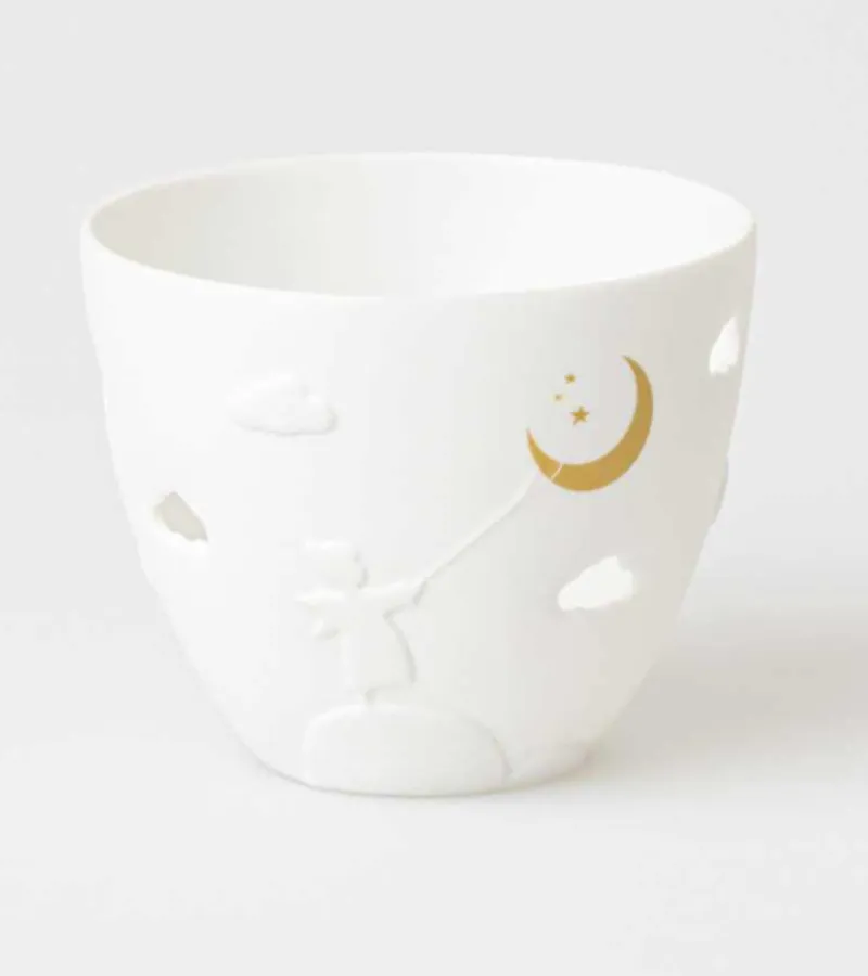 Ru00e4der Design Stories Poesi stage, Engel med måne, Hvidt porcelæn* Julepynt|Jul