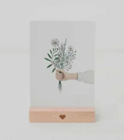 Eulenschnitt Postkort, blomsterhånd* Kort|Papirvarer