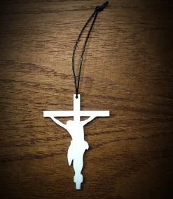 OnlyByGrace Påskeophæng, Jesu Korsfæstelse, Hvid* Kalendergaver|Jul