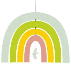 Ru00e4der Design Stories Regnbue uro med fredsdue, Blå*Børn Barnedåb|Gave-ideer