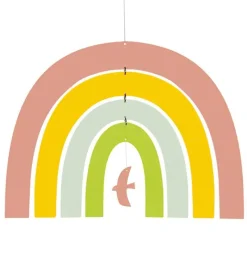 Ru00e4der Design Stories Regnbue uro med fredsdue, Rosa*Børn Barnedåb|Gave-ideer