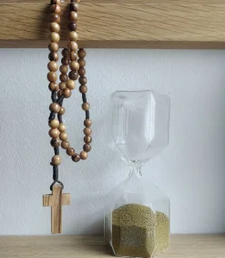 Bethlehem Star Olive Wood Rosenkrans i Oliventræ* Små Gaver|Kors