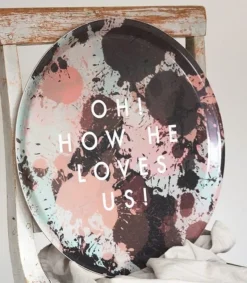 MeAndMyHouse Serveringsbakke: Oh! How He Loves Us!* Bryllup|Gave-ideer