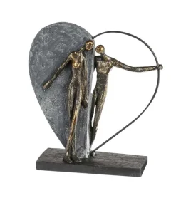 Gilde Skulptur af hjerte, parskulptur* Bryllup|Gave-ideer