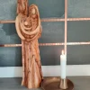 Bethlehem Star Olive Wood Skulptur: Julekrybbe i oliventræ, 40 cm* Krybbespil|Jul