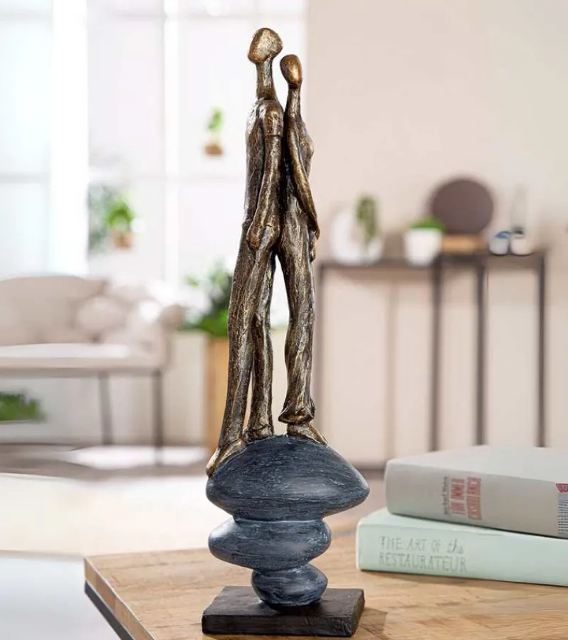 Gilde Skulptur, Par med ryggen til hinanden, 38 cm* Gave-ideer|Bryllup