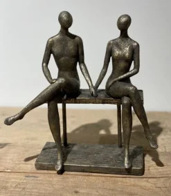La Vida Skulptur Par på bænk* Gave-ideer|Bryllup