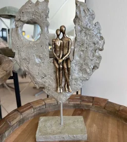 La Vida Skulptur, Par siddende i skulptur, 34 cm* Gave-ideer|Bryllup