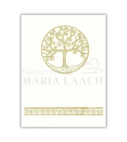 Maria Laach Stort dobbeltkort, Livets træ, naturpapir* Gave-ideer|Kort