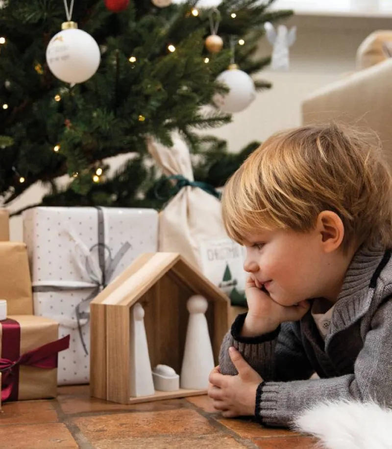 Ru00e4der Design Stories Stort krybbespil med stald* Jul|Højtider