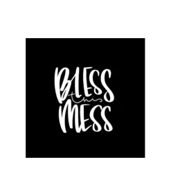 MeAndMyHouse Stort kvadratiskt kort: Bless this mess* Gave-ideer|Kort