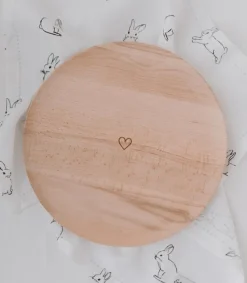 Eulenschnitt Undertallerken i bøg med hjerte* Gave-ideer|Bryllup