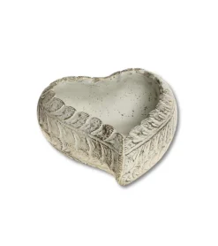 Chic Antique Vittel Skjuler hjerte med guldmønster, STOR* Kirkegården|Sorg-bearbejdning