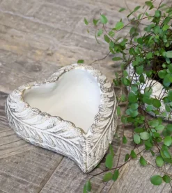 Chic Antique Vittel Skjuler hjerte med guldmønster* Kirkegården|Sorg-bearbejdning